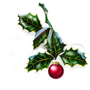 Shiny Holly PNG 15 PNG