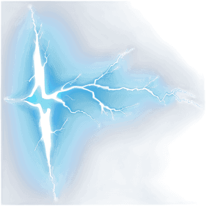 Shiny Lightning Bolt PNG rnm PNG