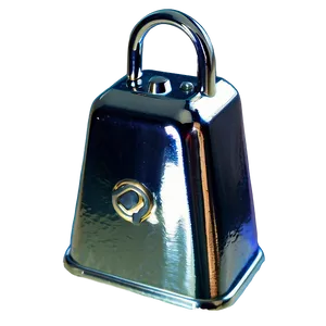 Shiny Metal Cowbell Png Enk31 PNG Image