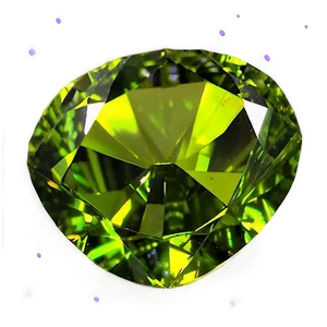 Shiny Peridot Crystal Png 82 PNG Image