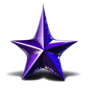 Shiny Purple Star Design Png 72 PNG Image