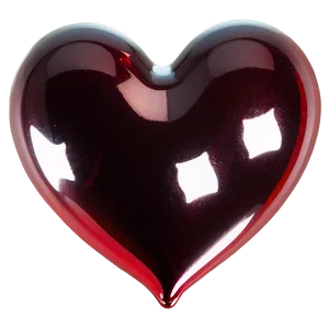 Shiny Red Heart Emoji Png Sae PNG Image