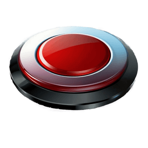 Shiny Red Stop Button PNG 61 PNG image with transparent background