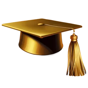 Shiny Silk Birrete Graduation Cap Png 06262024 PNG Image