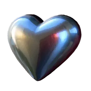 Shiny Silver Heart Png Rye36 PNG Image