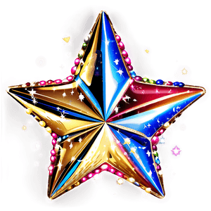 Shiny Sparkle Star Decoration PNG ucx59 PNG