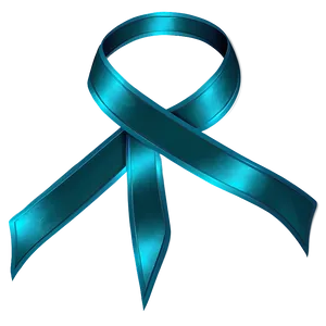 Shiny Teal Ribbon Clipart Png 06282024 PNG Image