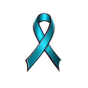 Shiny Teal Ribbon Clipart Png 06282024 PNG Image