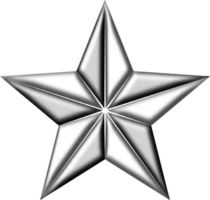 Shiny White Star Graphic PNG Image