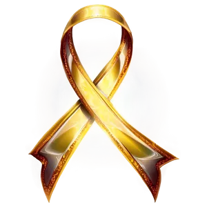 Shiny Yellow Ribbon Design Png Iqi PNG Image