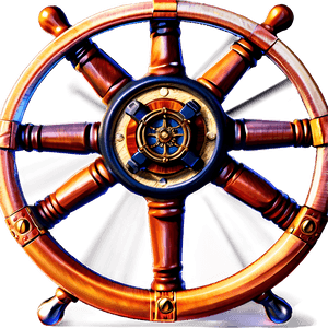 Ship Steering Wheel Nautical PNG 1 PNG image with transparent background