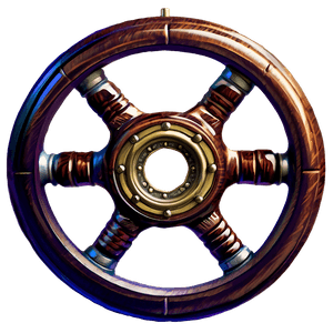 Ship Steering Wheel Nautical PNG 5 PNG image with transparent background