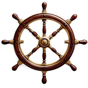Ship Steering Wheel Nautical PNG ove PNG image with transparent background