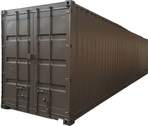 Shipping Container Side View PNG Image
