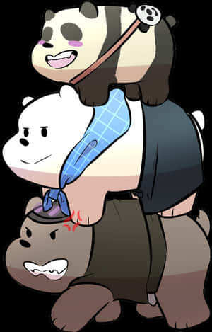 Shirokuma Cafe Bearstack Cause I Can - Shirokuma Polar Bear Cafe, HD Png Download PNG image with transparent background