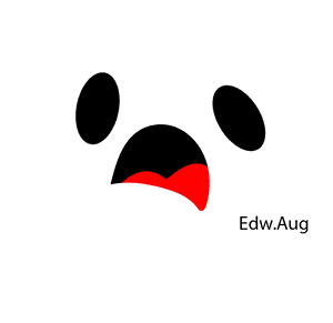 Shocked Cartoon Cloud Graphic PNG image with transparent background