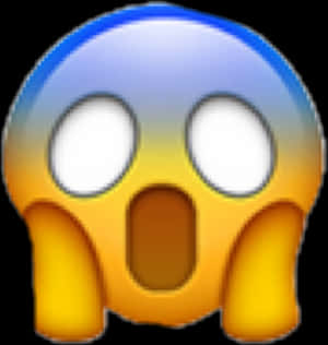 Shocked Face Emoji PNG image with transparent background