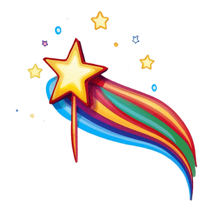 Shooting Star Vector PNG bqd72 PNG