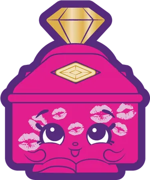 Shopkins Pursewith Kisses PNG Image