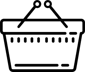 Shopping Basket Icon PNG image with transparent background