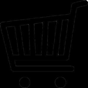 Shopping Cart Icon Black PNG