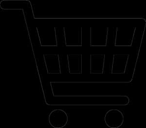 Shopping Cart Icon Black PNG