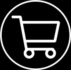 Shopping Cart Icon Circle, HD Png Download PNG