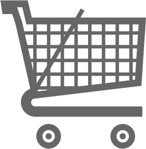 Shopping Cart Icon Silhouette PNG Image