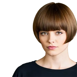 Short Bowl Cut Hair Png 06212024 PNG Image