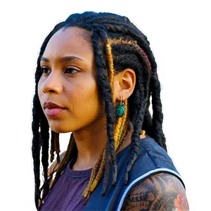 Short Dreads C PNG Image