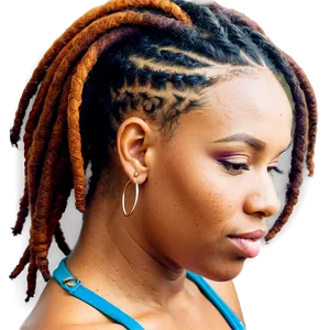 Short Dreads Locking Process Png Rcd22 PNG Image