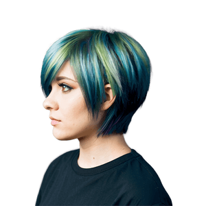 Short Emo Hair Look PNG 48 PNG