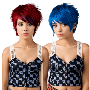 Short Emo Hair Look PNG inl61 PNG