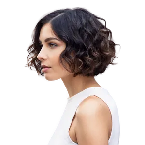 Short Hair Perm Style Png 06272024 PNG Image