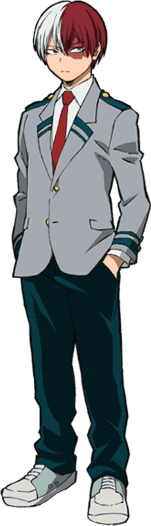 Shoto Todoroki In Uniform, HD Png Download PNG with transparent background
