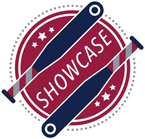 Showcase Baseball Badge Logo PNG Image