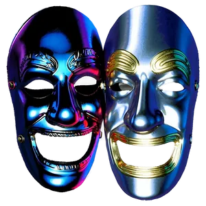 Showtime Comedy Tragedy Masks Png 24 PNG Image