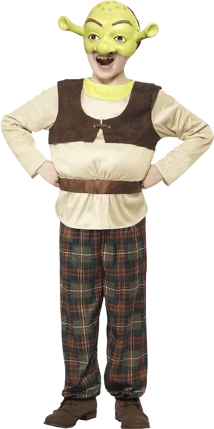 Shrek_ Costume_ Pose.png PNG Image