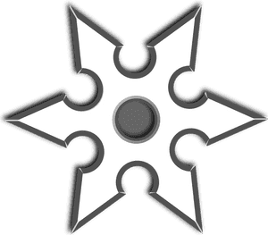 Ninja Star, Throwing Star, Shuriken, Weapon, Japanese - Ninja Star Template, HD Png Download PNG image with transparent background