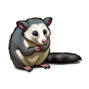 Shy Possum Picture Png Eil PNG Image