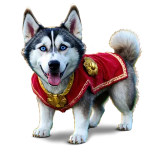 Siberian Husky In Costume Png Nqt88 PNG Image