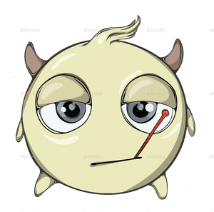 05 Sick - Cartoon - Cartoon, HD Png Download PNG image with transparent background