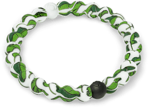 Side Angle Of Banana Leaf Patterned Silicone Beaded - Banana Leaf Lokai, HD Png Download PNG image with transparent background