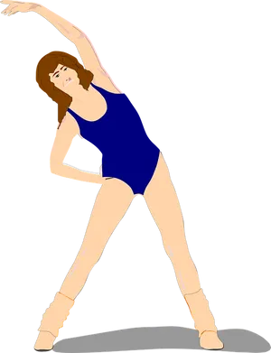 Side_ Stretch_ Exercise_ Illustration PNG Image