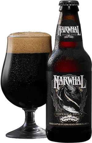 Sierra Nevada Narwhal - Narwhal Imperial Stout - Sierra Nevada Brewing Co. PNG image with transparent background