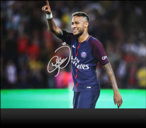 Signed Picture Of Neymar, HD Png Download PNG image with transparent background