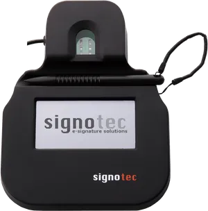 Signotec Electronic Signature Device PNG Image