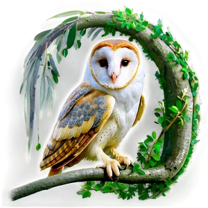 Silent Barn Owl Png 06252024 PNG Image