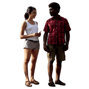 Silhouette People Standing PNG 47 PNG