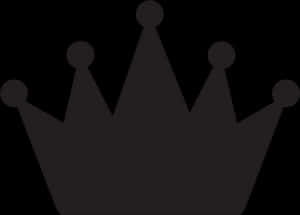 Chalkboard Princess Crown Wall Art Decal Wallquotescom - Imagem De Coroa Sem Fundo, HD Png Download PNG